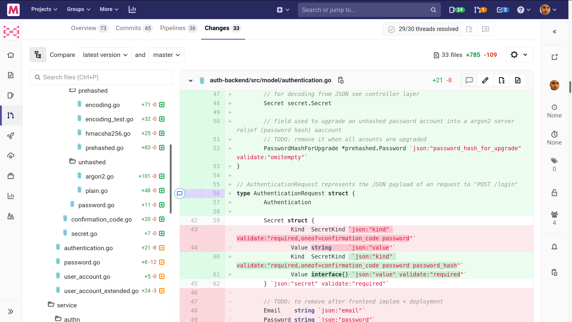 gitlab-merge-request-templates